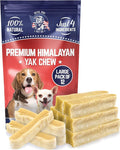 Devil Dog Pet Co. Himalayan Yak Cheese Dog Chews, Large - 12 Pack, 100% Natural & Healthy, Lactose-Free, Long-Lasting Dog Treats, Premium Yak Milk Chew Bones for Dogs