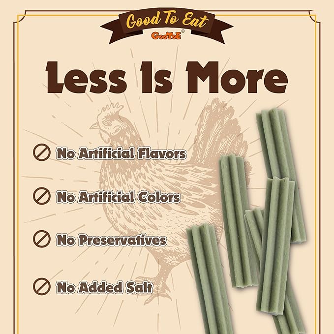 Gootoe Soft Dog Treats, Multi-Angled All-Natural Dog Training Treats; High-Protein, Gluten-Free, Hypoallergenic, Grain-Free, Dental Chews, 1.5 lb