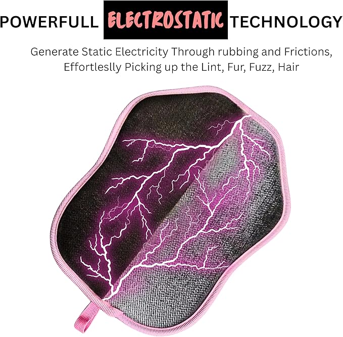 Pet Hair Removal Glove for Cats & Dogs, Newly Upgraded Electrostatic Pet Hair Removal Magic Brush, Reusable Pet Hair Remover Tool for Laundry, Clothing, Carpet, Couch, Car Seat