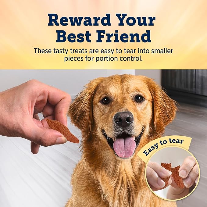 Blue Buffalo True Chews Premium Jerky Cuts Dog Treats, Made in the USA with Natural Ingredients, Beef, 20-oz Bag