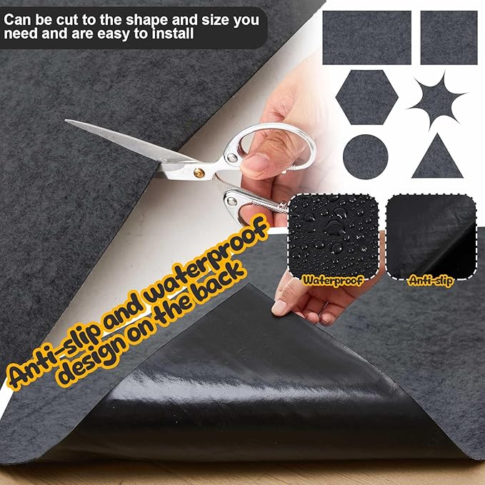 2 Pack Extra Large 60"x74" Reusable Dog Mat Jumbo Waterproof Absorbent Non-Slip Pee Pads Machine Washable Playpen Mat for Training, Whelping, Incontinence, Crate/Kennel Use (Dark Grey) Shinylin