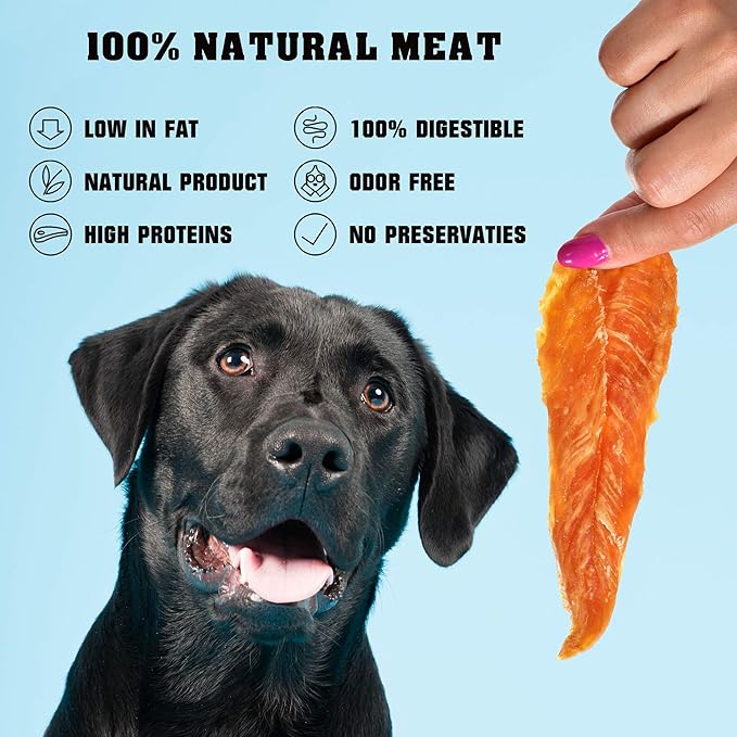 Beloved Pets Dog Treats Chicken Jerky 1.5 lb – Dog Food & High Protein Chews for Large, Medium & Small Breeds – Natural Healthy Training Snacks Strips – Human Grade Bulk Soft Pack – Made for USA