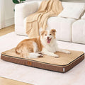 Memory Foam XL Dog Bed - 4” Thick Orthopedic Beds for Extra Large Dogs - Waterproof Dog Bed with Removable Washable Cover & Wrap-Around Zipper - Ultimate Comfort and Easy Maintenance