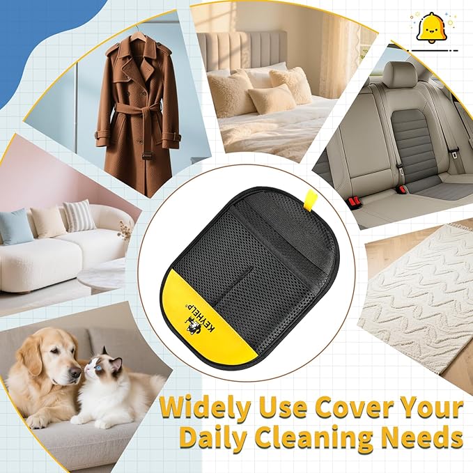 Pet Hair Removal Glove for Dogs & Cats, Newly Upgraded Reusable Electrostatic Pet Hair Glove, Pet Hair Remover Tool for Clothing, Couch, Bed, Carpet, Car Seat