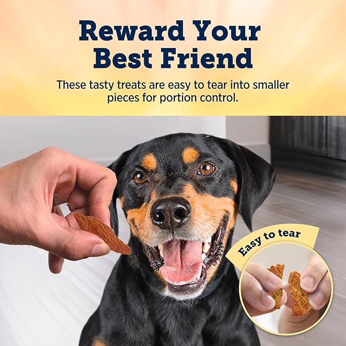 Blue Buffalo True Chews Dog Treats, Made in the USA with Natural Ingredients, Chicken Bacon Recipe, 12-oz Bag