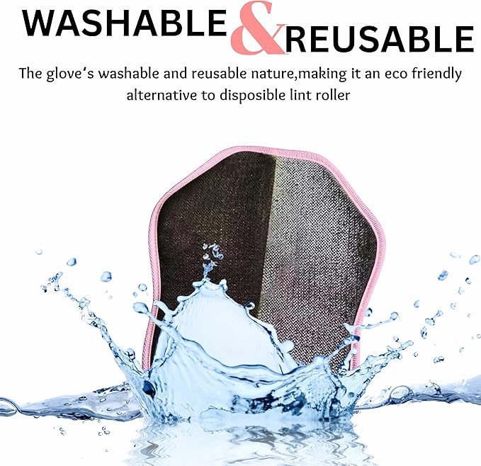 Pet Hair Removal Glove for Cats & Dogs, Newly Upgraded Electrostatic Pet Hair Removal Magic Brush, Reusable Pet Hair Remover Tool for Laundry, Clothing, Carpet, Couch, Car Seat