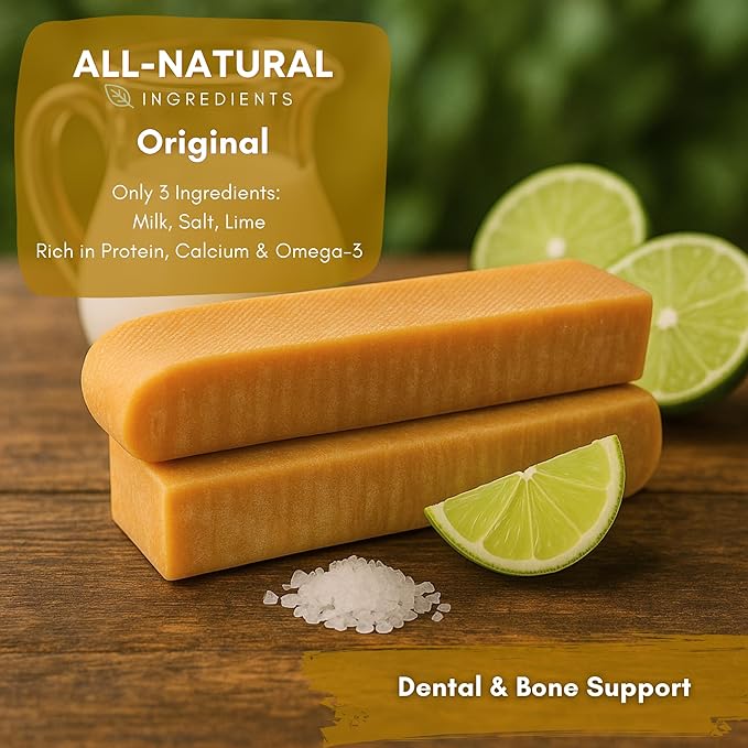 Majestic Pet Himalayan All-Natural Yak Style Cheese Dog Chews Made with 100% Cows Milk- Long Lasting Dental Chew for Dogs - Healthy Pet Treats (Dental & Bone Support, XL, 1 Pack)