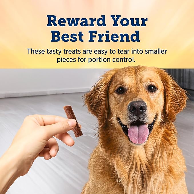 Blue Buffalo True Chews Dog Treats, Made in The USA with Natural Ingredients, Pork and Chicken Sausage Recipe, 14-oz Bag