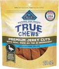 Blue Buffalo True Chews Premium Jerky Cuts Dog Treats, Made in the USA with Natural Ingredients, Chicken & Duck, 22-oz. Bag