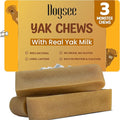 Dogsee Original Yak Cheese Himalayan Dog Chews 390gms (Monster - 3 Chews) | 100% All Natural | Dog Treats Large Breed | Dog Chews Long Lasting for Aggressive Chewers | High Protein Dental Sticks