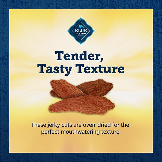 Blue Buffalo True Chews Premium Jerky Cuts Dog Treats with Natural Ingredients Chicken
