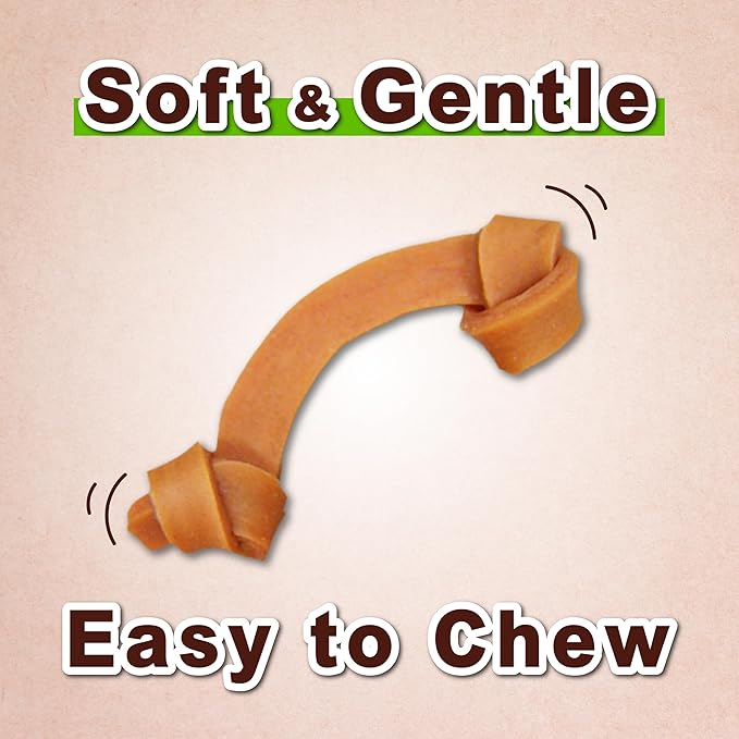 Afreschi Soft Chicken Dog Treats, All Natural, High-Protein, Healthy & Easily Digestible, Grain-Free Puppy Chews, Human Grade Training & Rewards Dog Snacks, Chicken Knots, 16 oz Pack