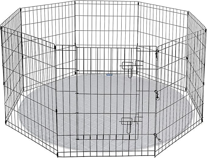 Washable Pee Pads for Dogs 2 Pack, Waterproof Round 48" Dog Whelping Pads, Reusable Pee Pad Quilted, Fast Absorbing Training Pads for Dogs, Housebreaking Absorption Pads,Grey & Chocolate