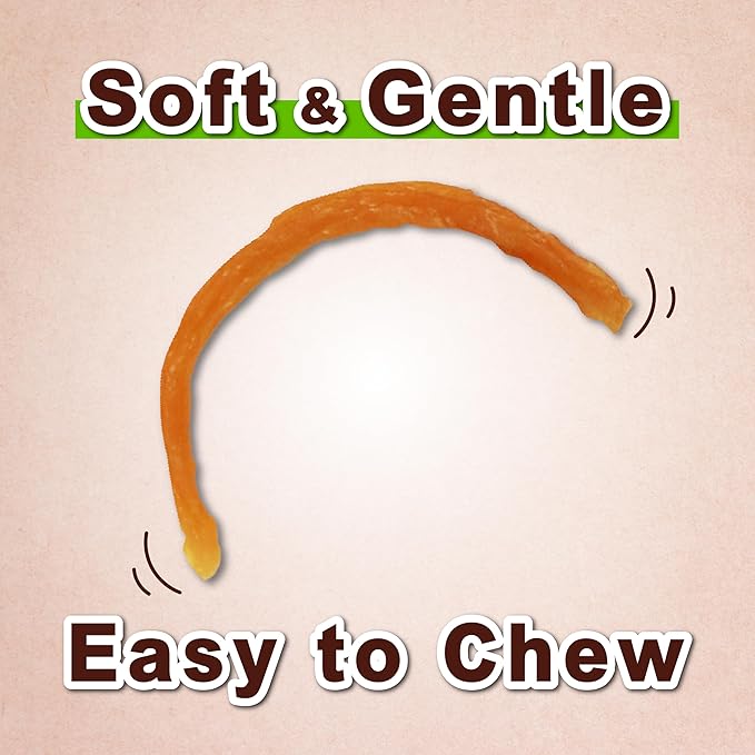 Afreschi Soft Chicken Dog Treats, All Natural, High-Protein, Healthy & Easily Digestible, Grain-Free Puppy Chews, Human Grade Training & Rewards Dog Snacks, Chicken Sticks, 16 oz Pack