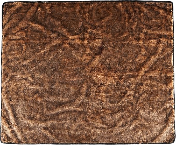 PupProtector Waterproof Throw Blanket for Dogs and Cats, Pet Blanket Cover for Couches, Sofas, Beds, Car Seats, Furniture, Calming Soft Faux Fur, Sable Tan, Large (80" L x 62" W)