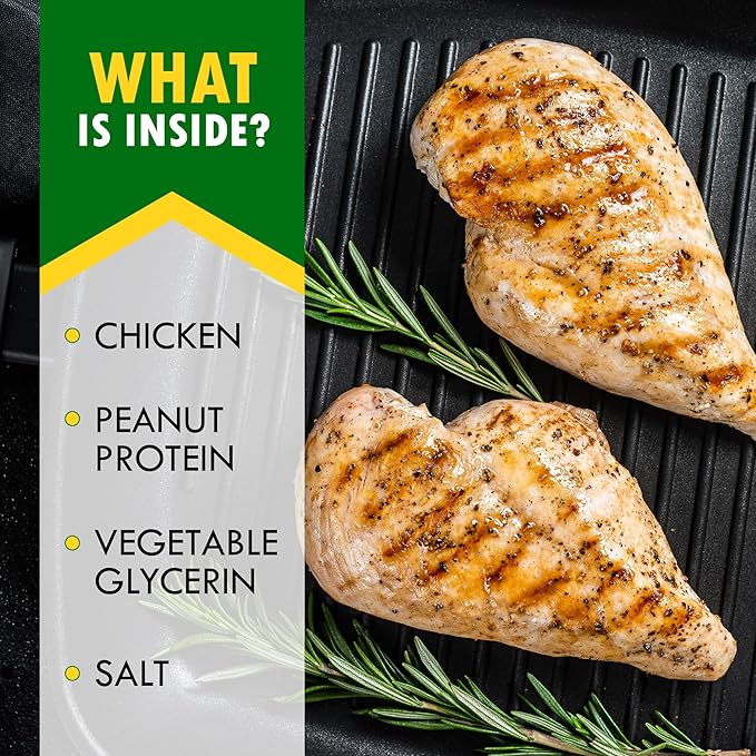 Dog Treats Chicken Jerky Strips 10.6 oz - Human Grade Meat Sticks - Natural Pet Dried Snacks Rawhide - Free - Long Lasting Chews for Large & Small Dogs - Best for Training & Healthy Teeth