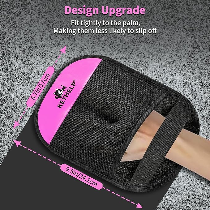 Pet Hair Removal Glove for Dogs & Cats, Newly Upgraded Reusable Electrostatic Pet Hair Glove, Pet Hair Remover Tool for Clothing, Couch, Bed, Carpet, Car Seat（Pink）